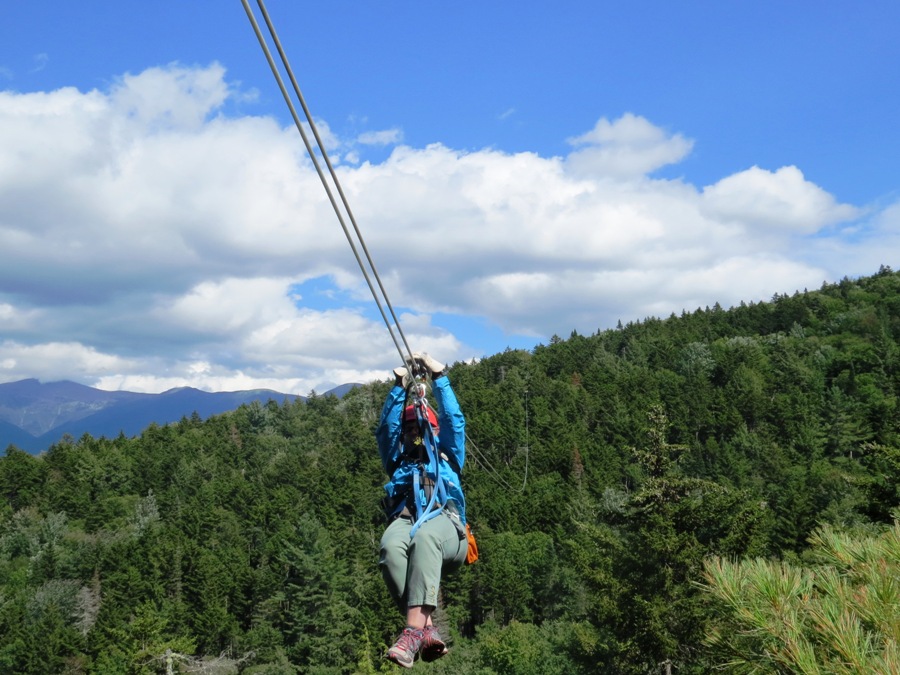 Come and soar through the sky while taking in the beauty of the White Mountains on our Canopy Tour.